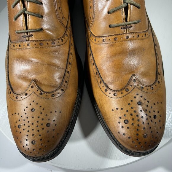 Johnston & Murphy Brown Leather Oxfords - Picture 5 of 14